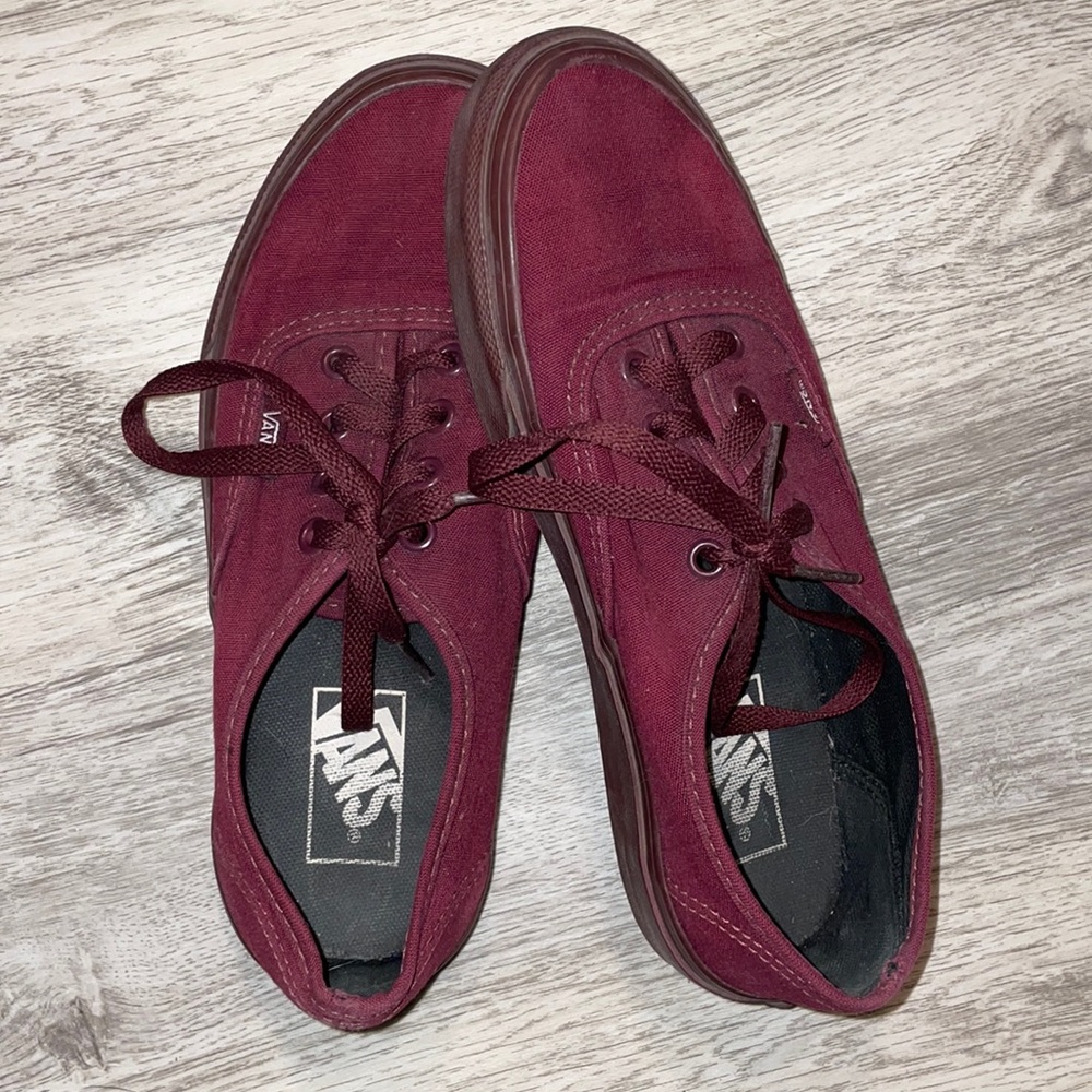 Maroon Vans